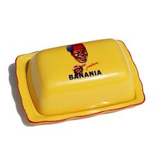 Beurrier publicitaire Banania j'adore en faïence / Éditions Clouet 2007