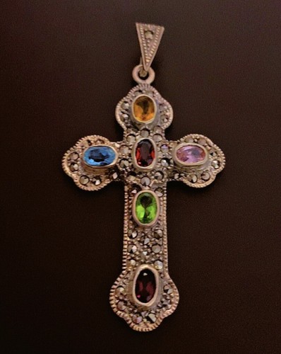 Pendentif argent croix