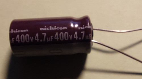 Condensateur µf 400v - 4,7,