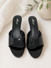 Mules à talon Noir femmes