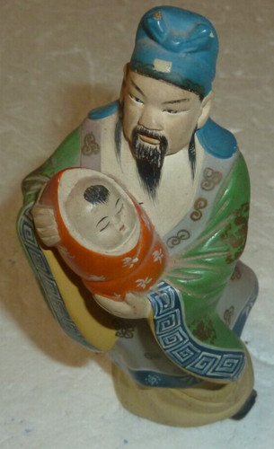 Sculpture chinoise terre - en,