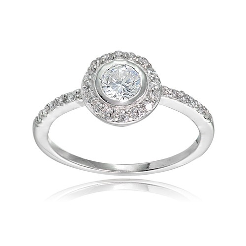 Argent sterling zircone coupe - zircone,