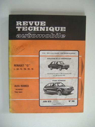 Revue technique rta - technique, romeo