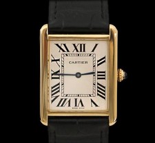 Cartier Montre Solo Tank Large Quartz Or Cuir 34MM 7749758798 148615671