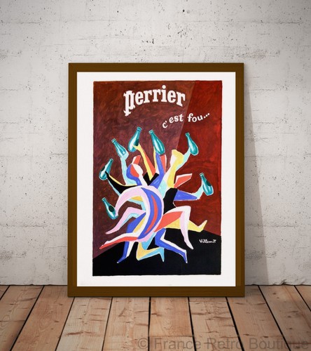Poster affiche perrier danse - poster-affiche,