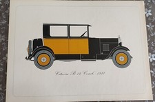 lithographie citroen B14 coach 1927