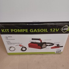 Pompe gasoil 12V 35L/min. 180W SODILUB 08642