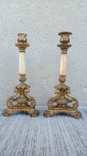 Paire de Bougeoir Empire En