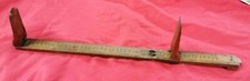 C1T1 Ancien pédimètre de cordonnier en bois outils de métier mesure pointure