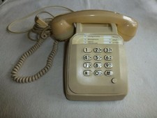 ANCIEN TELEPHONE S 63 SOCOTEL CREME A TOUCHES FONCTIONNE