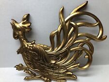 Syroco Wood Golden Rooster
