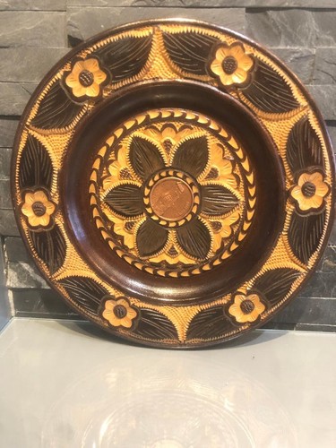 Assiette décorative bois - décorative,