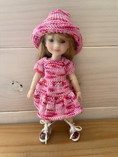 vêtement compatible poupée Mini-Sarah, Ruby red 20 cm