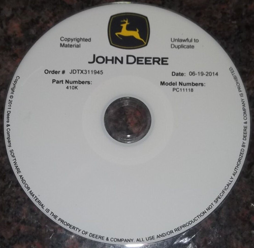 John deere 410k tractopelle - deere,