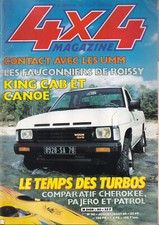 4X4 MAGAZINE N°60 CHEROKEE TUR. /PAJERO TUR. /PATROL TUR./ KING CAB/ CANOE / UMM