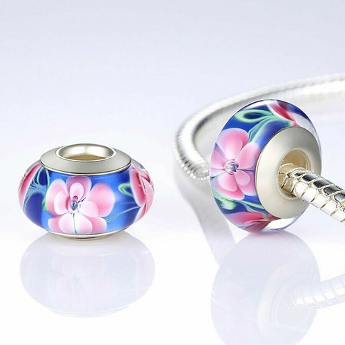 Silver plated murano glass - silver,