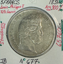 5 FRANCS LOUIS-PHILIPPE Ier -