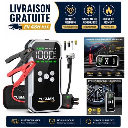 Booster batterie 8000a 12v - booster,