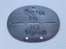 Reproduction Plaque Identité Fallschirmjager ww2 Parachutiste Allemand Copie