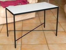 Table basse acier forgé et céramique