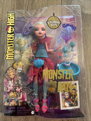 Monster high doll lagoona - high, blue