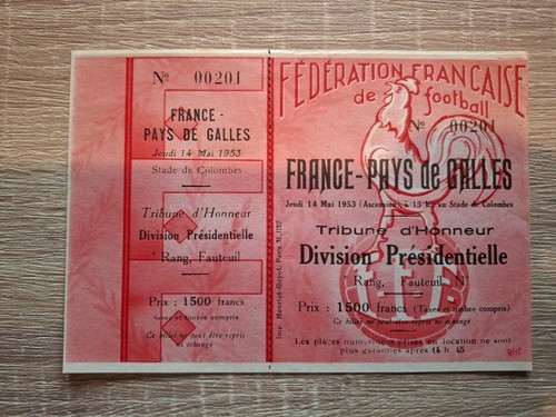 Billet ticket match football - billet,