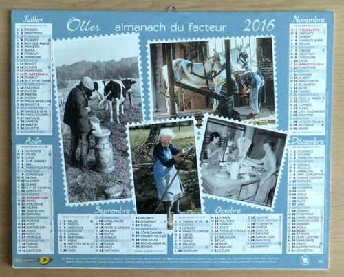Almanach facteur 2016 - 2016,