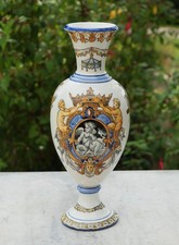 vase Gien balustre décor
