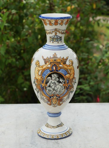 Vase gien balustre - vase, décor