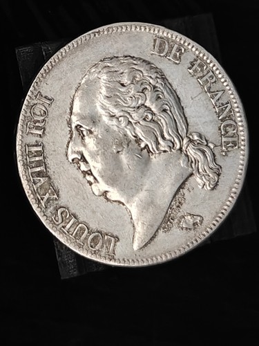 Francs louis xviii argent - 5,