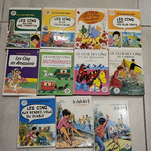 Club des cinq lot livres - 11,