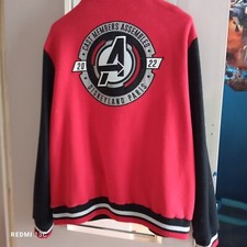 blouson teddy  noir, rouge et blanc Campus Avenger Disneyland Paris