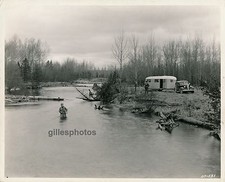 USA c. 1950 - Pêcheurs Auto Caravane - USA 62