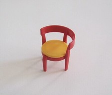 PLAYMOBIL MAISON MODERNE - Chaise Rouge & Orange Cuisine 4062 Villa 4857