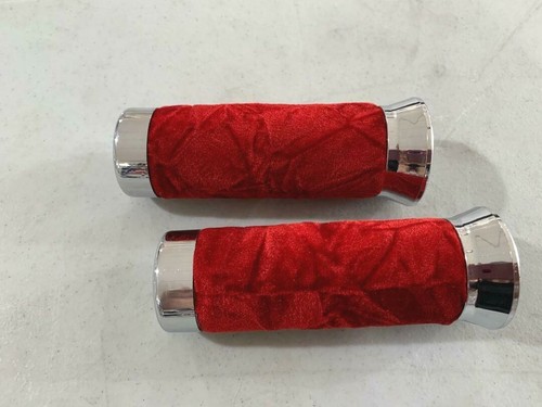 Custom bicycle grips - bicycle, red