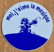 Gaston Lagaffe autocollant