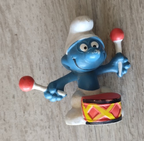 Figurine schtroumpf tambour - figurine,