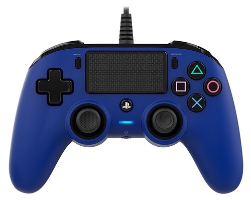 Contrôleur filaire bleu - contrôleur, ps4