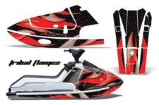 Autocollants Graphiques De Jet Ski Kawasaki X2 650 1986-1995 TRIBAL R K