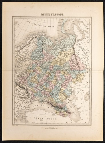 1884 carte de russie - carte,