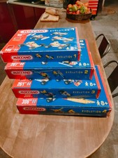meccano evolution boite 1,2,3,4 compléte