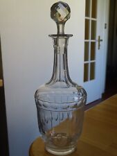 VAL SAINT LAMBERT CRISTAL ANCIENNE CARAFE A VIN MODELE SYLVIA EPOQUE 1920