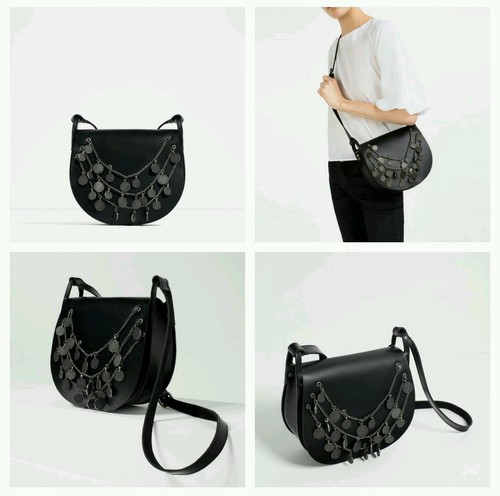 Zara leather cross body - body, bag