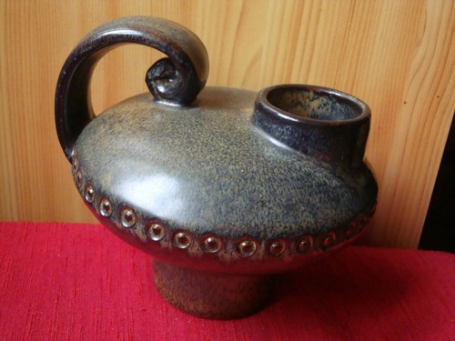 Bougeoir gres forme lampe - bougeoir,