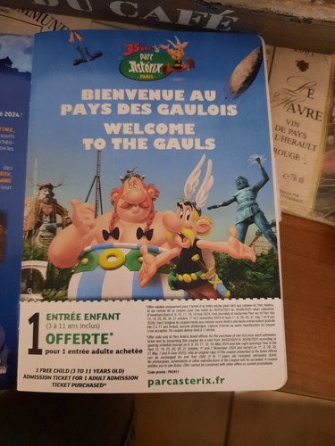 Billet parc astérix enfant - billet,