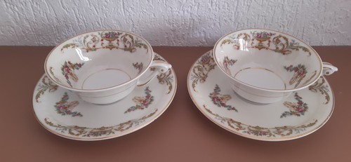 Haviland limoges tasses avec - haviland,