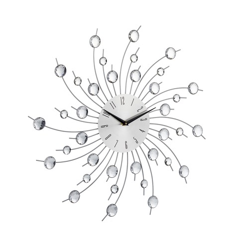 Horloge murale avec - , perles