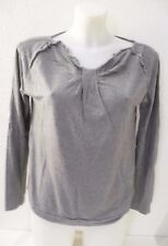 Haut ♥ LA REDOUTE ♥ Taille M 38 40 t-shirt gris manches longues Femme 