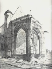 Estampe église de Maignelay