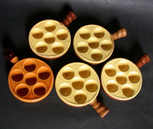 Lot anciens poelons plats - anciens,